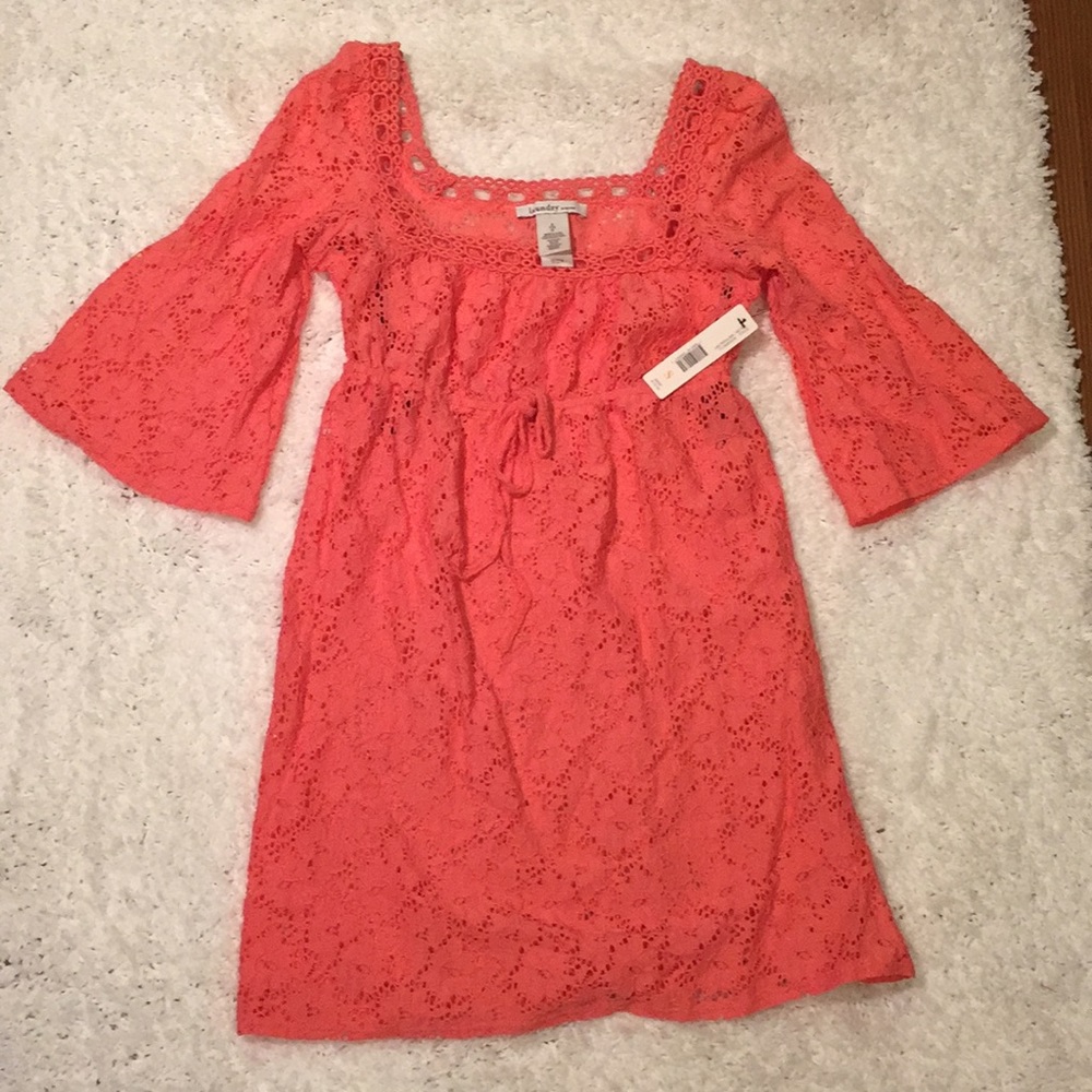 NWT Size Small  Coral bathing suit cover up